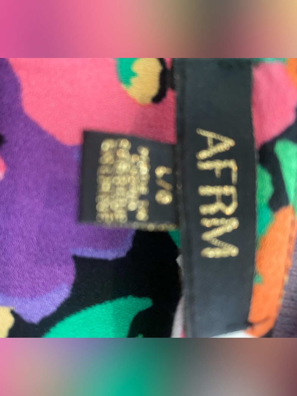 AFRM Floral V-Neck Maxi Dress With Side Cutouta in Multicolor NWOT - Picture 12 of 12